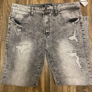 H&M Gray Distressed Men's Jeans